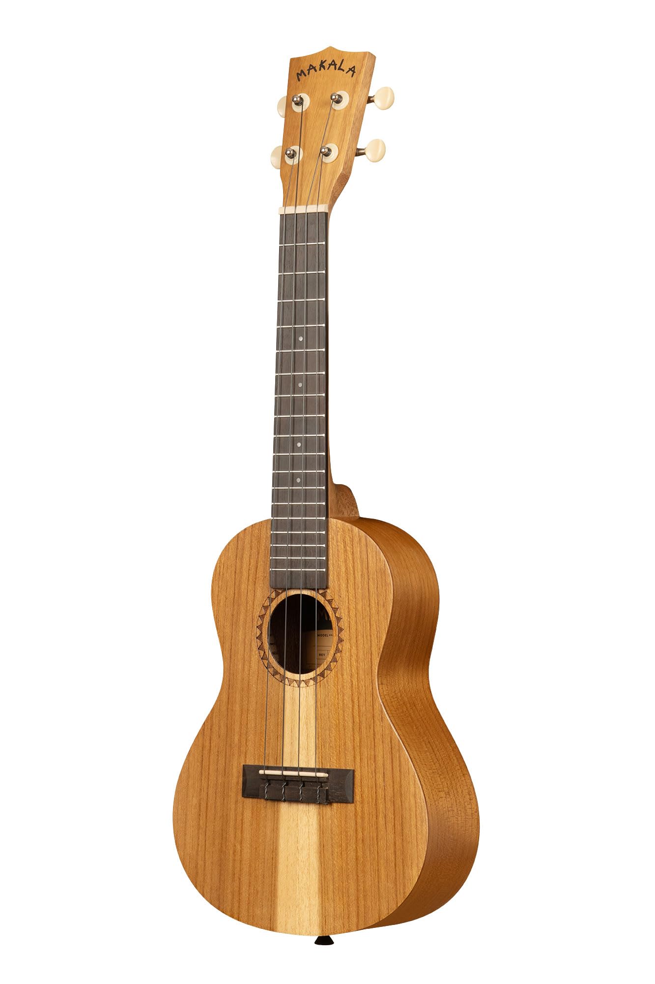 Ukulele de concerto de acácia indonésia Kala Makala - tom quente